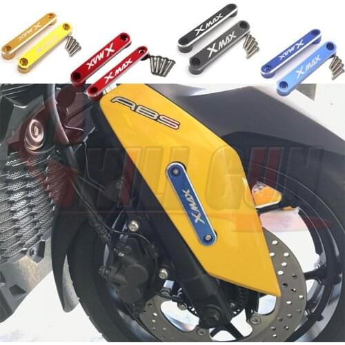 For Yamaha Xmax 250 300 XMAX300 X-MAX 250 300 2017 2018 X-MAX Motorcycle Accessories CNC Front Axle Coper Plate Decorative Cover
