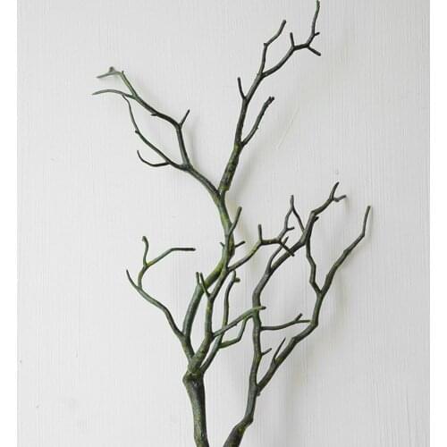 Home Decor Trunk plastic small green tree branch DIY artificial branch plant Home Craft Decoration Festival supplies