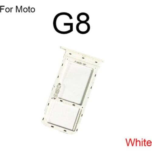 Dual SIM Card Tray For Motorola Moto G8 Play One Macro Slot Holder SD Reader Socket