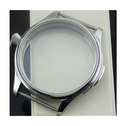 Parnis 44mm Stainless Steel Watch housing fit 6497 6498 st36 movement men watch P97