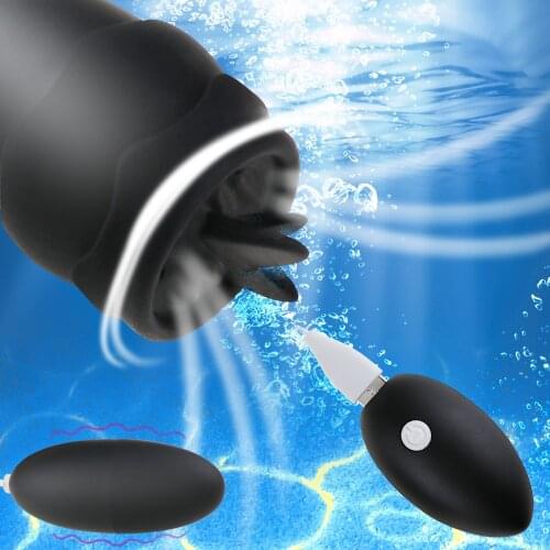 Newest Black Vaginal Egg Vibrator USB Tongue Licking G spot Massager Jumping Ball Clitoris Stimulator Sex Toys for Women Sexo