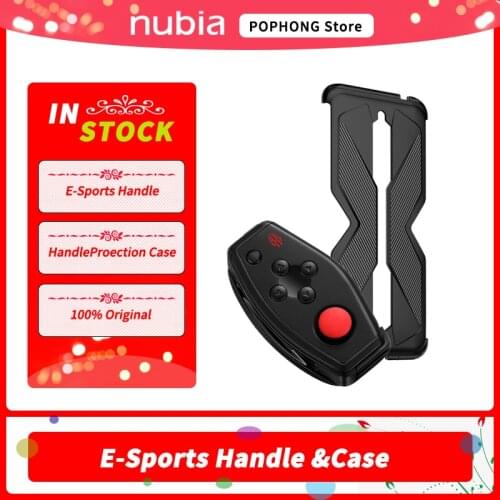 Original Nubia RedMagic 5G E-Sports Handle ACC For Nubia Red Magic 5G Handle Protection Case For Nubai RedMagic 5S Phone
