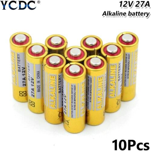 12V 27A Alkaline Dry Battery G27A MN27 MS27 GP27A A27 L828 V27GA EL812 EL-812 CA22 B-1 SNN4176A ALK27A Battery For Flashlight