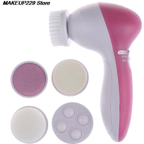 Face Cleansing Brush Facial Brush Deep Cleaning Pore Cleaner Face Massage Skin Care Exfoliating Scrubber Pink,Green,Blue