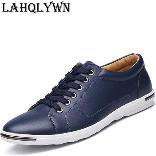 New Style Retro Men Casual Shoes Lace Up Casual Shoes Breathable Male Footwear Flat Loafers Shoe H46