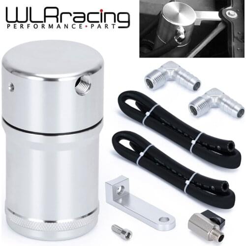 VR Aluminum Billet Oil Catch Can With Baffle Plate For 04-on Ford F-150 3.7L 4.6L 5.0L 5.4L 6.2L VR-OTK01