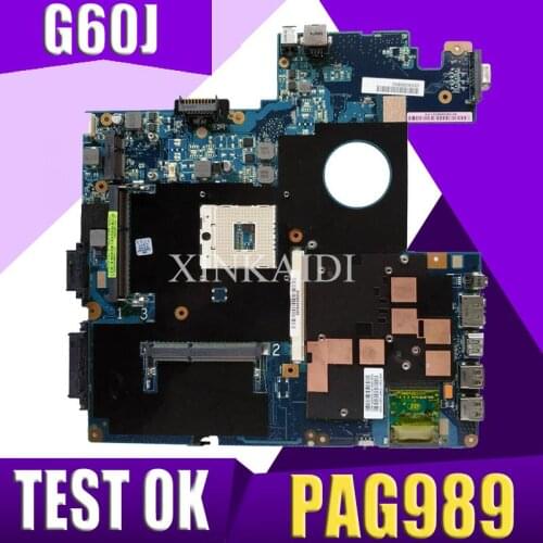 XinKaidi High quality For Asus G60J Laptop motherboard G60JX REV2.0 PAG 989 HM55 DDR3 100% Tested