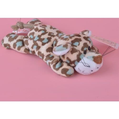 1 Pcs Leopard Plush Fridge Magnet Toy, Kids Child Doll Gift Free Shipping