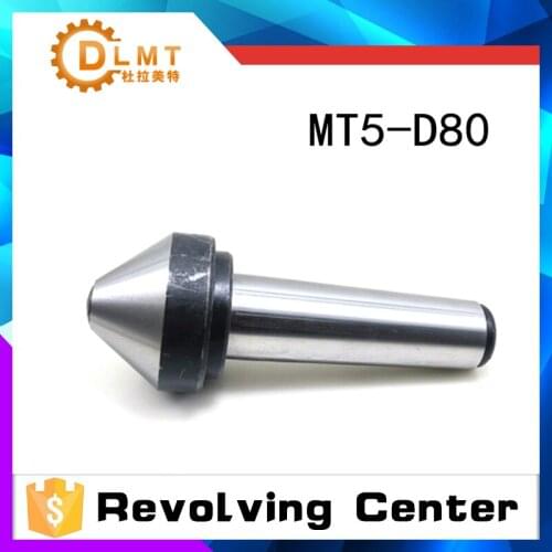 1PC Bull nose live center MT3 MT4 MT5 80 Umbrella Revolving Center rotation top for lathe machine Rotary center