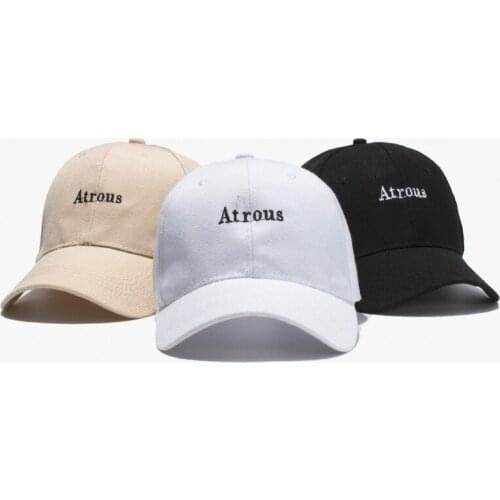 2021 Fashion Summer Baseball Caps for Women Men ATROUS Letter Embroidery Snapback Mens Caps Adjustable Outdoor Streetwear Hat