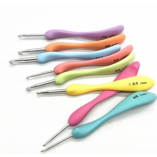 8Pcs/Set Knitting Needle Crochet Hook Sweater Needle Crochet Needles Sewing Accessories DIY Hand-made Tool for Craft