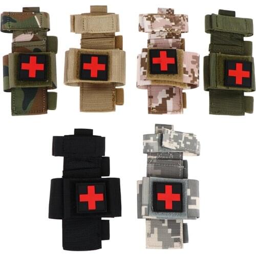Outdoor First Aid Quick Flashlight Scissors Hanging Bag Slow Release Buckle Medical MilitaryTactical Emergency Tourniquet Strap