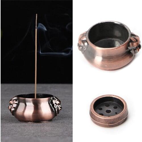 Incense Burner Plate Holder Ash Catcher Holder Ornament for Buddha Temple Incense Stick Cone Incense 7 Holes Home Teahouse Decor