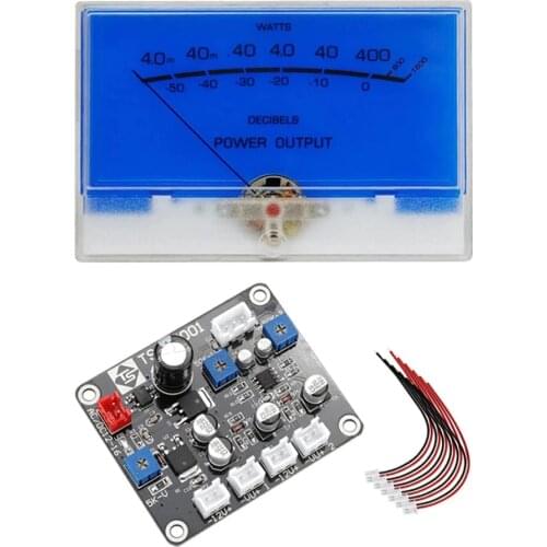 VU Meter Head With Driver Board Volume Tester Audio Power Meter Amplifier DB Level Meter Measuring Tools Drop Shipping