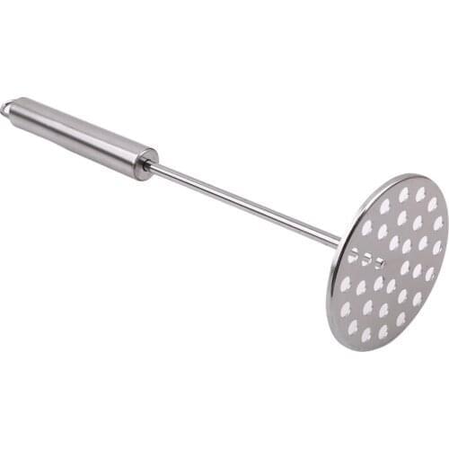 Potato Masher Stainless Steel Kitchen Tool High Premium Quality Fruit Vegetable Tool Hand Held Vegetable Potato Fruit Masher