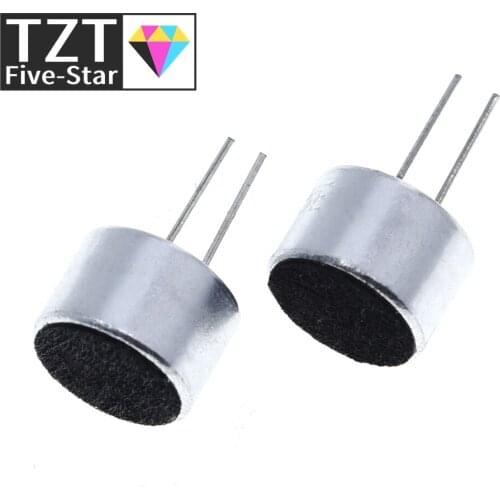 TZT 10 PCS/LOT 9x7mm 9767 Microphone Electret Microphone with 2 pin pick-up