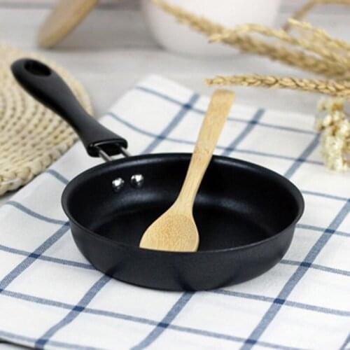12cm Small Nonstick Frying Pan for Household Fried Egg Pancakes Round Mini Saucepan TS2