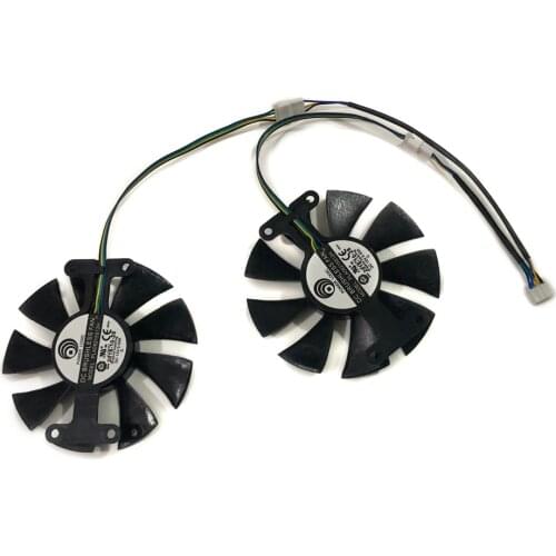 2pcs/Set PLA09215S12H/PLA09215B12H Red Dragon RX 480 470 580 GPU Cooler For PowerColor RX580 RX480 RX470 Video Cards Cooling