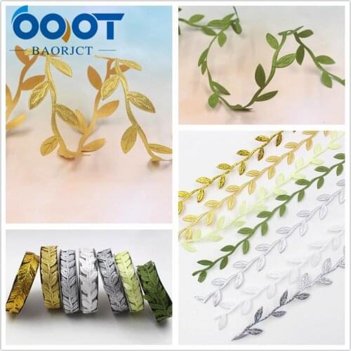 OOOT BAORJCT L-20325-177 hot sale 25mm 5yards hollow Flowers solid Grosgrain Ribbon,DIY handmade materials,Clothing accessories