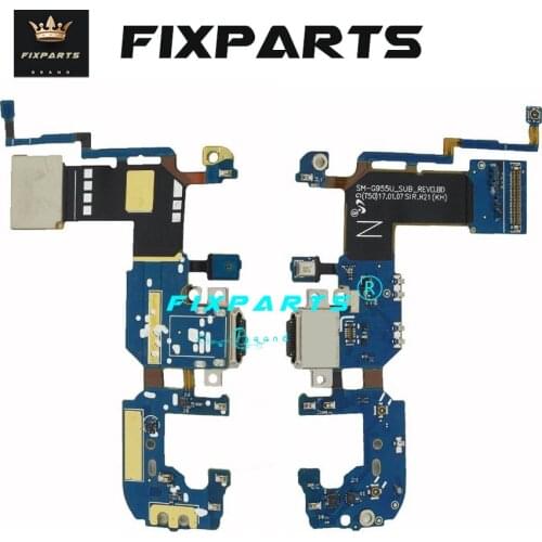 Original For Samsung Galaxy S8 plus G955U USB Charging Port Flex Cable Charger Plug Connector S8 Plus G955F Dock Port Flex Board