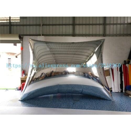Sell high quality PVC reflective mirror ball, mirror silver inflatable pillow, inflatable bag for commercial display or other