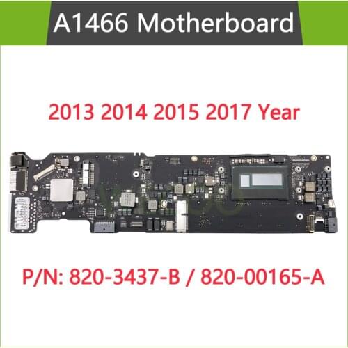 Tested Motherboard For MacBook Air 13" A1466 Logic Board 4GB 8GB 820-3437-A B 820-00165-A 2013 2014 2015 2017 Years
