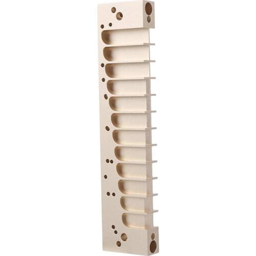 Hormonica Comb Part Harmonica Comb 12‑Hole Chromatic Scale for HOHNER 270D Original 270 LA12 TOOTS Reed Plate Comb for HOHNER