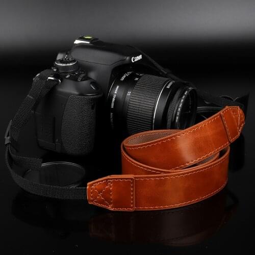 Retro PU Leather Camera Strap Neck Shoulder Sling Belt for Fujifilm GFX 50S X-H1 X-T2 X-T1 X-T20 X-T10 X-E3 X-E2 X-E1 X-A10 X-A3