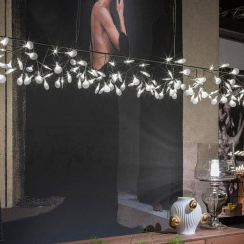 Led Nordic Stainless Steel Acryl Designer Firefly Gold Black LED Pendant Lights Pendant Lamp Pendant Light For Dinning Room