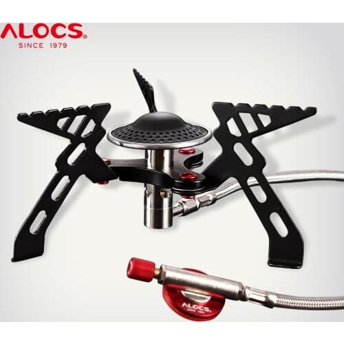 ALOCS CS-G05 Compact Foldable Portable 3000W Camping Cooking Gas Stove Burner for Outdoor Backpacking Hiking Camping Furnace