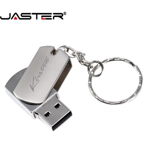 JASTER free custom logo Portable mini Metal usb flash drive Pendrive 128GB 64GB 32GB 16GB 4GB pen drive flash USB memory stick