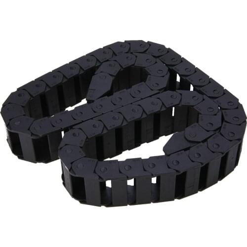 Strengthen Nylon Transmission Cable Drag Chain 15 X 30mm Black Drag Chain Towline Wire Carrier Engraving Machine Accessories