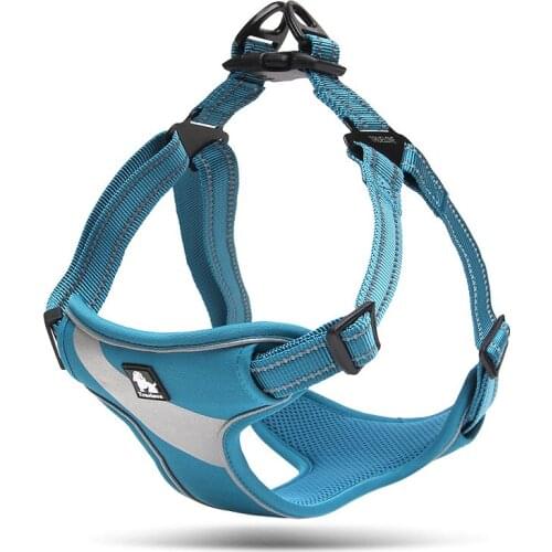 1pcs Dog Harness Vest Adjustable Reflective Breathable Mesh Harnesses Medium Large Dog Breast Band Husky Alaskan Pet Supplies