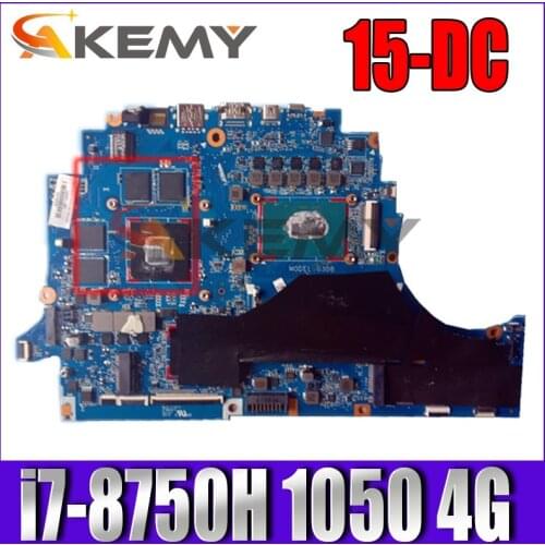 100% working 100% hp TPN-Q211 OMEN 15-DC 15T-DC motherboard L24330-601 DAG3DBMB8D0 i7-8750H 1050 4G fully tested well