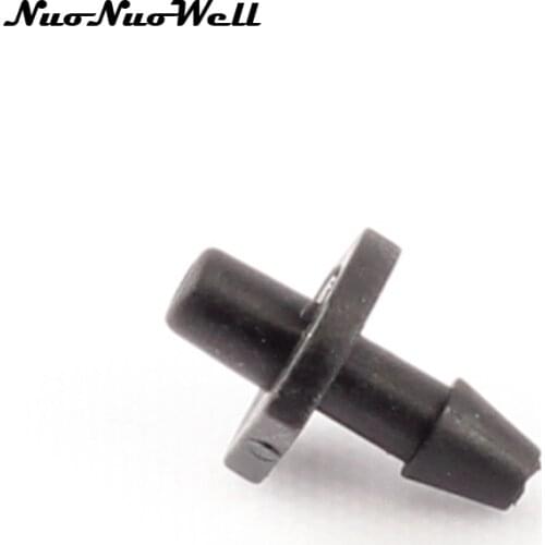 100pcs NuoNuoWell 3/5mm Single Barbed Hose Connector Greenhouse Micro Irrigation Soft Pipe JoinPlants Water System Fittings