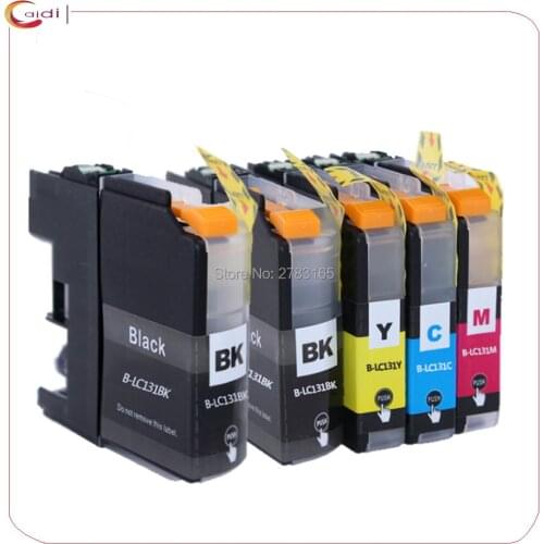 5pcs Compatible lc131 LC133 LC135 ink Cartridge for brother DCP-J152W J552W J752W J172W J870DW J650DW J470DW J6520DW J6720DW ink