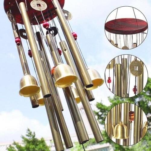 Antique Resonant Metal Chime Bells Hanging Living Bed Gift Wind Yard Deco Chimes Home Garden Decor Outdoor B3Q5