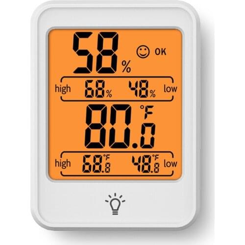 KKmoon Digital Hygrometer Thermometer Indoor Temperature and Humidity Gauge Monitor Meter with Large LCD Display for Home