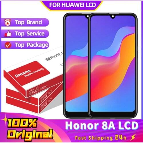100% Original Display for Huawei Honor 8A LCD JAT-L29 Display Touch Screen Digitizer JAT-L09 L41 LX1 For Huawei 8A JAT-L29