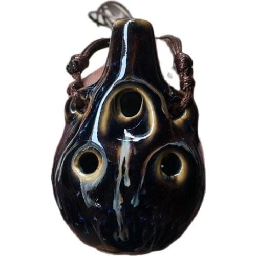 Jingdezhen exquisite six hole ceramic flute