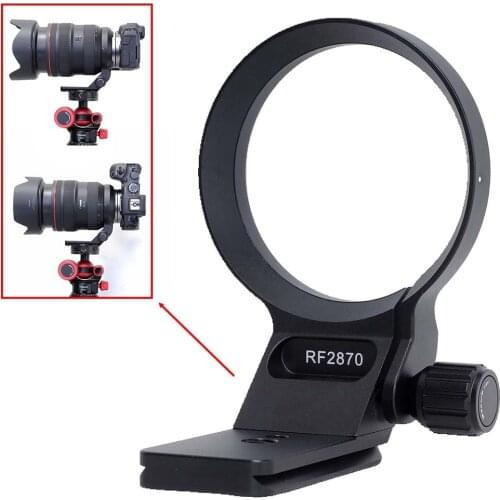 IShoot Lens Collar Tripod Mount Ring for Canon RF 28-70mm f/2L USM, with Arca-Swiss Fit Quick Release Plate Dovetail