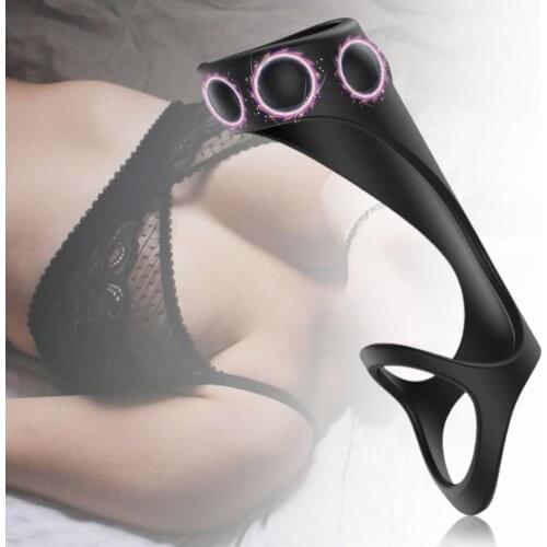 Penis Corrector Skin-friendly Safe Silicone Delay Ejaculation Lock Double Ring for Male