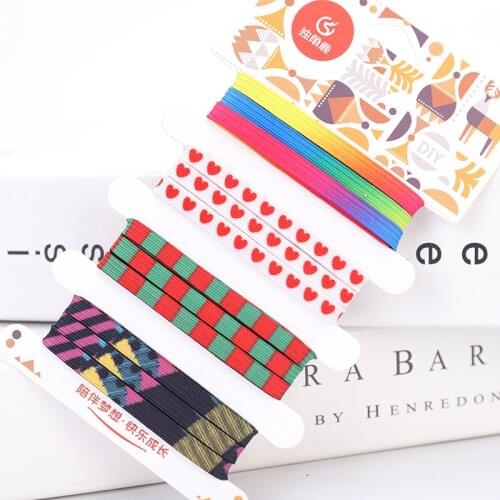 2meters 5mm Wide Elastic Band for Sewing Soft Flat White Elastic Cords String for Handmade Crafting DIY High Elasticity