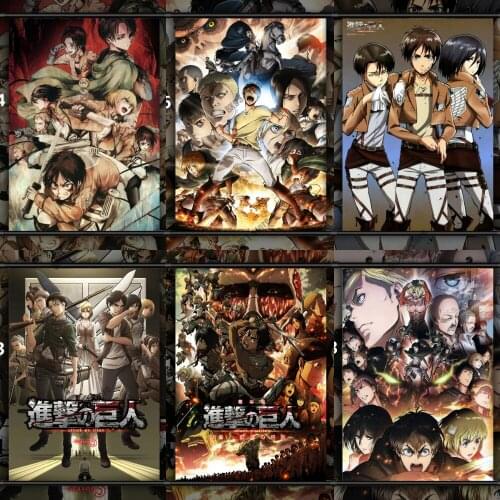 DIY 5D Diamond Painting Anime Cross Stitch Kits Attack On Titan Diamond Embroidery Full Drill Mosaic kids room Decoration Gift
