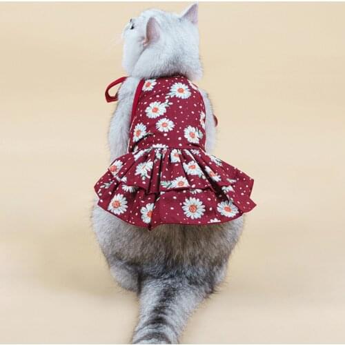 New Cat Clothes Small Cats Vest Casual Warm Kitten Shirt