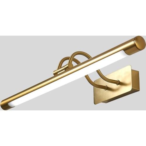 Retro Rotary Mirror Front Wall Light Bathroom Wall Lamp Gold Metal Stool Makeup Dressdecor home lighting Sconce Luminaire G892