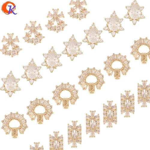 Cordial Design 50Pcs Jewelry Accessories/DIY Making/Genuine Gold Plating/Hand Made/Fingernail Findings/Jewelry Findings