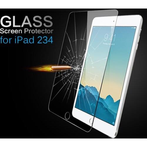 Tempered Glass Screen Protector For Apple iPad 2 3 4 / iPad2 iPad3 iPad4 A1460 A1458 A1395 A1396 Tablet Protective Film Guard