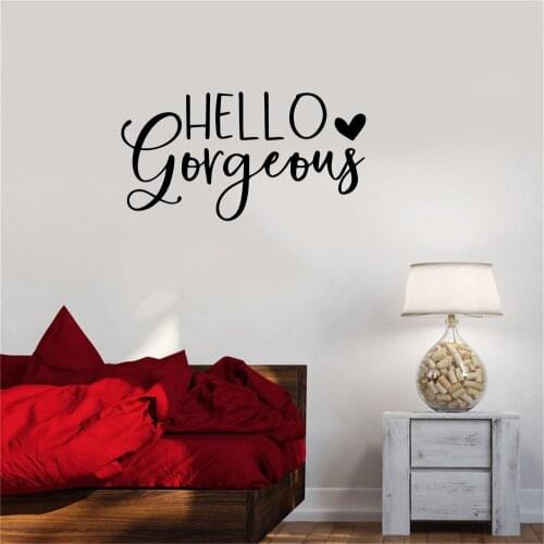 Hello Removable Quote Wall Stickers For Living Room Bedroom Kids Room School Office Decor Wall Decal Vinyl Mural Stickers ph847