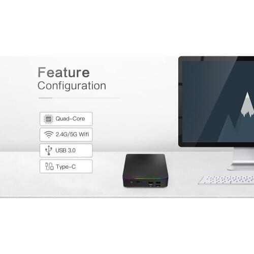 5pcs/lot DHL free T95 P1 TV Box 4GB 64GB Cherry Trail Z8350 Quad Core 2.4G/5G Wifi 1000M Portable Windows 10 Bluetooth